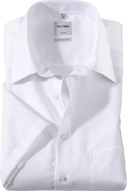 Olymp Luxor Kauluspaita, Comfort Fit Valkoinen