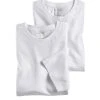Olymp Miesten T-paita 2 Kpl, O-neck Modern Fit 2-pack Valkoinen
