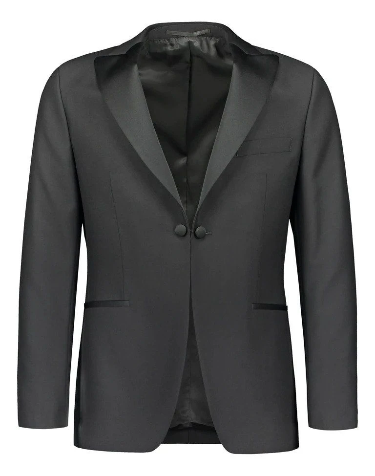 Turo Tailor Smokkitakki, James Slim Fit Musta 2 Turo Tailor Smokkitakki, James Slim Fit Musta - Image 2