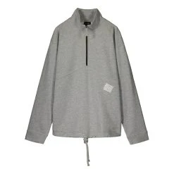 Billebeino Collegepaita Brick Zip Sweatshirt Keskiharmaa