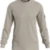 Calvin Klein Jeans Miesten Collegepaita Monogram Badge Waffle Beige