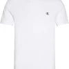 Calvin Klein Jeans Miesten T-paita CK ESSENTIAL SLIM TEE Valkoinen