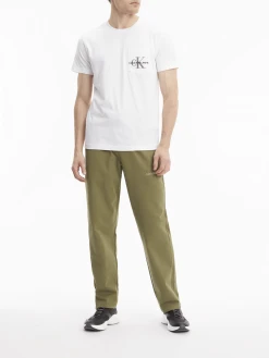 Calvin Klein Jeans Miesten T-Paita Monogram Logo Valkoinen -Makia kauppa calvin klein jeans miesten t paita monogram logo valkoinen 6