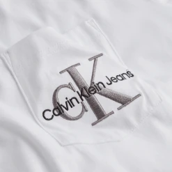 Calvin Klein Jeans Miesten T-Paita Monogram Logo Valkoinen -Makia kauppa calvin klein jeans miesten t paita monogram logo valkoinen 7