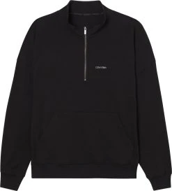 Calvin Klein Miesten Collegepusero LS QUARTER ZIP Musta