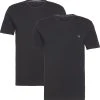 Calvin Klein Miesten Lyhythihainen T-paita CREW NECK 2-PACK Musta