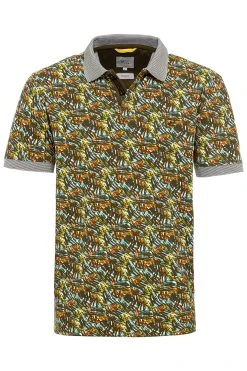 Camel Active Miesten Pikeepaita 409965-7P13 Vihreä Kuosi