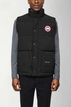 Canada Goose Miesten Toppaliivi, Freestyle Crew Vest Musta
