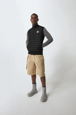 Canada Goose Miesten Untuvaliivi, HYBRIDGE KNIT VEST Musta