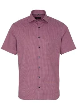 Eterna Miesten Lyhythihainen Kauluspaita Punainen Ruutu -Makia kauppa eterna miesten lyhythihainen kauluspaita punainen ruutu 3