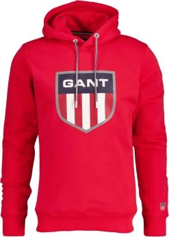 Gant Miesten Huppari RETRO SHIELD HOODIE Punainen