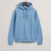 Gant Miesten Huppari TONAL ARCHIVE SHIELD SWEAT HOODIE Keskisininen