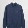 Gant, Miesten Neule, LT Cotton Cardigan Indigo