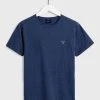 Gant Miesten T-Paita, Solid T-Shirt NOS Indigo