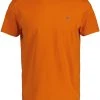 Gant Miesten T-Paita, Solid T-Shirt NOS Oranssi