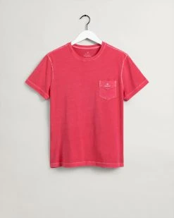 Gant Miesten T-paita SUN FADED SS T-SHIRT Pinkki