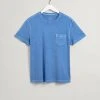Gant Miesten T-paita SUN FADED SS T-SHIRT Vaaleansininen