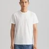 Gant Miesten T-paita, TONAL ARCHIVE SHIELD T-SHIRT Valkoinen