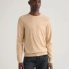 Gant Neulepusero, COTTON CASHMERE Beige