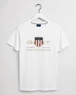 Gant, T-Paita, Archive Shield Valkoinen