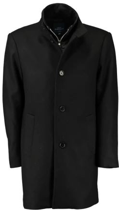 Gino Marcello Miesten Villakangastakki, 150434-980 VILLAKANGASTAKKI Musta