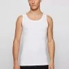 Hugo Boss Miesten Aluspaita HUGO BOSS TANK TOP 100% COTTON Valkoinen