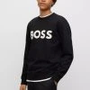 Hugo Boss Miesten Collegepusero STADLER 192 Musta