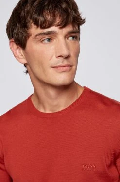 Hugo Boss Miesten Neulepaita, Botto-L Merino Kirkkaanpunainen -Makia kauppa hugo boss miesten neulepaita botto l merino kirkkaanpunainen 3