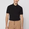 Hugo Boss Miesten Pikeepaita PALLAS REGULAR FIT Musta