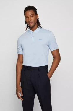 Hugo Boss Miesten Pikeepaita PALLAS REGULAR FIT Vaaleansininen