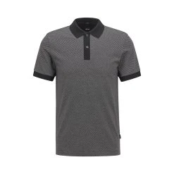 Hugo Boss Miesten Pikeepaita PHILLIPSON Raidallinen Musta