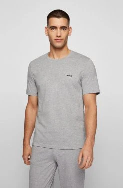 Hugo Boss Miesten T-Paita MIX MATCH T-SHIRT Keskiharmaa