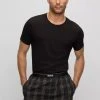Hugo Boss Miesten T-Paita T Shirt Rn Musta