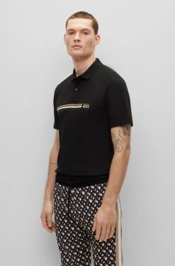 Hugo Boss Pikeepaita, PACK 32 Musta