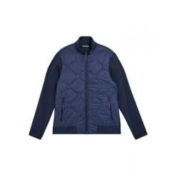 J.Lindeberg Hybriditakki, QUILT HYBRID JACKET Tummansininen