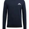J.Lindeberg Miesten Neulepaita GUS GOLF SWEATER Tummansininen