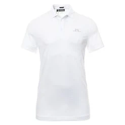 J.Lindeberg Miesten Pikeepaita BRIDGE REGULAR FIT GOLF POLO Valkoinen