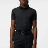 J.Lindeberg Miesten Pikeepaita TOUR TECH GOLF REG FIT GOLF POLO Musta