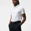 J.Lindeberg Miesten Pikeepaita TOUR TECH GOLF REG FIT GOLF POLO Valkoinen