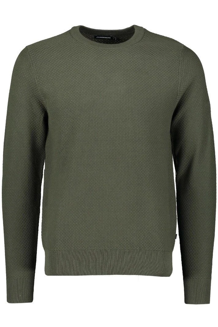 J.Lindeberg Neule, COTTON STRUCTURE Armeijanvihreä 1 J.Lindeberg Neule, COTTON STRUCTURE Armeijanvihreä