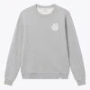Les Deux Miesten Collegepaita, DARREN SWEATSHIRT Keskiharmaa