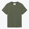 LES DEUX Miesten T-paita K NORREGAARD T-SHIRT Armeijanvihreä