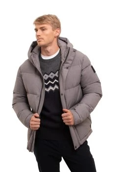 Luhta Miesten Toppatakki Luhta Harjakangas Vaaleanharmaa