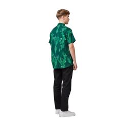 Makia Kauluspaita, KIELO SHIRT Vihreä Kuosi -Makia kauppa makia kauluspaita kielo shirt vihrea kuosi 4