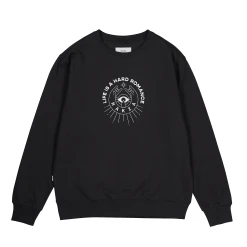 Makia Miesten Collegepaita, K HORNS SWEATSHIRT Musta