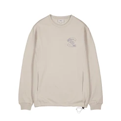 Makia Miesten Collegepaita Taika Sweatshirt Luonnonvalkoinen