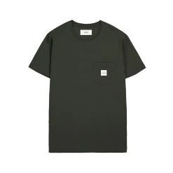 Makia Miesten T-paita, Square Pocket T-Shirt Armeijanvihreä 3 Makia Miesten T-paita, Square Pocket T-Shirt Armeijanvihreä -Makia kauppa makia miesten t paita square pocket t shirt armeijanvihrea 2