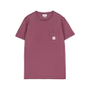 Makia Miesten T-paita, Square Pocket T-Shirt Luumunpunainen