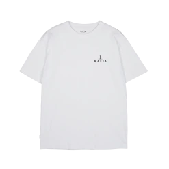 Makia Miesten T-paita VALO T-SHIRT Valkoinen