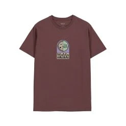 Makia Unisex T-Paita, COMPASS T-SHIRT Viininpunainen